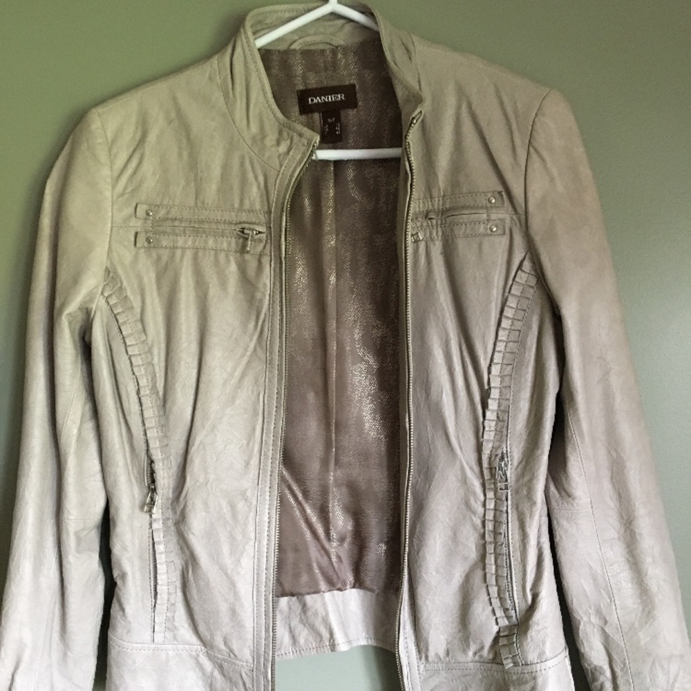 Leather jacket